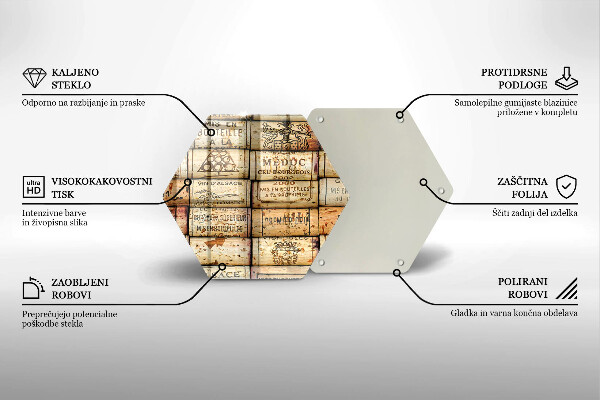 Tábua para corte Rolhas de vinho velhas