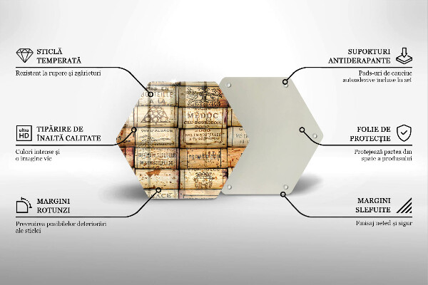 Tábua para corte Rolhas de vinho velhas