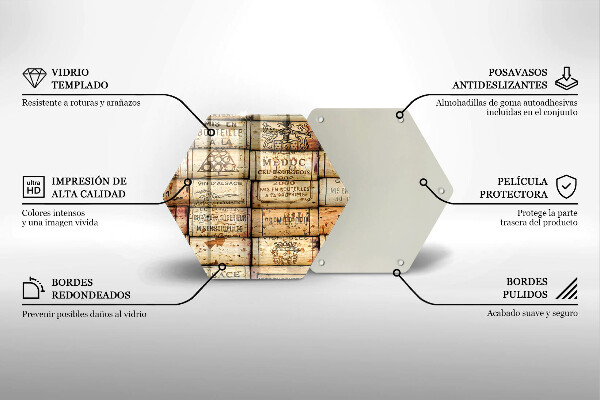 Tábua para corte Rolhas de vinho velhas