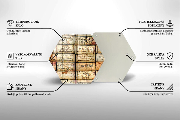 Tábua para corte Rolhas de vinho velhas