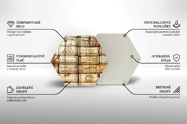 Tábua para corte Rolhas de vinho velhas