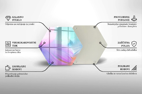 Tábua para cozinha Penas pastéis