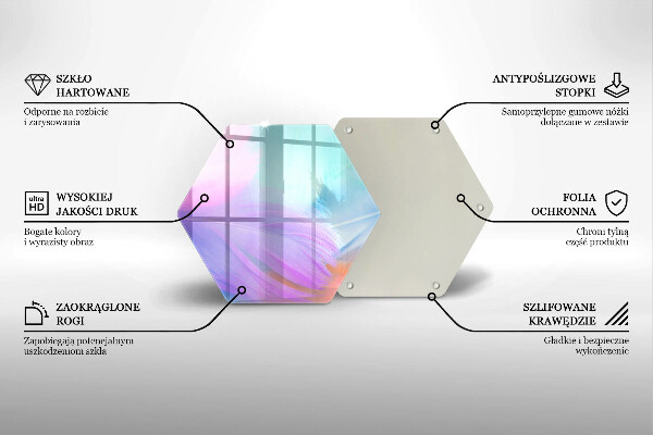 Tábua para cozinha Penas pastéis