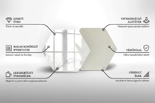 Tábua de cortar alimentos Mármore moderno