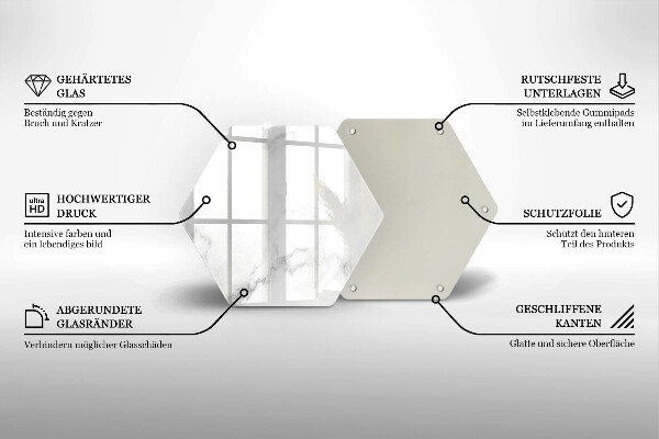 Tábua de cortar alimentos Mármore moderno