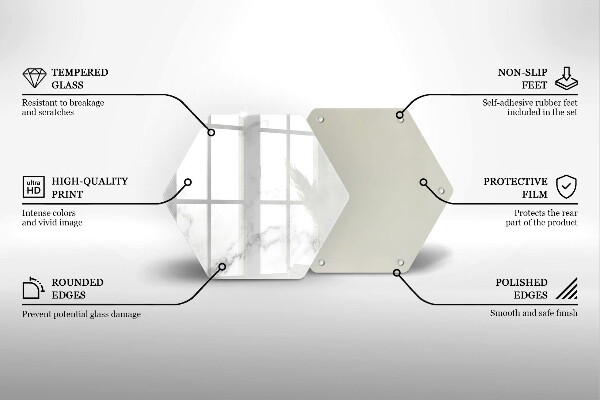 Tábua de cortar alimentos Mármore moderno