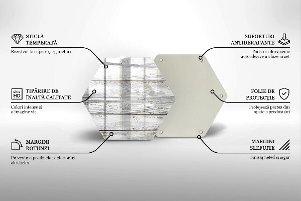 Tábua de cortar de vidro Tábuas de madeira leves