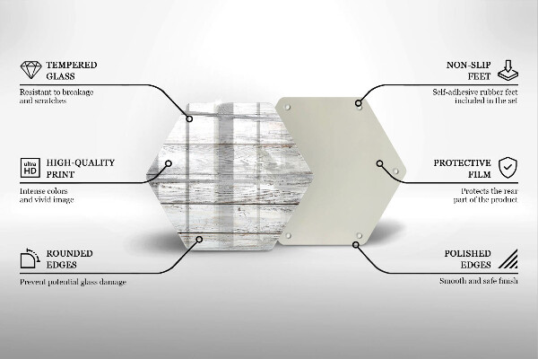 Tábua de cortar de vidro Tábuas de madeira leves