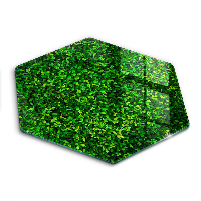 Tábua de vidro Planta com folhas pequenas