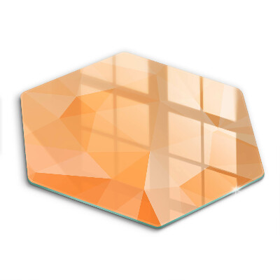 Tábua de corte de vidro Fundo geométrico