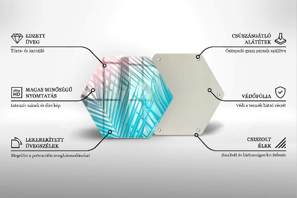 Tábua para cozinha Folhas pastéis