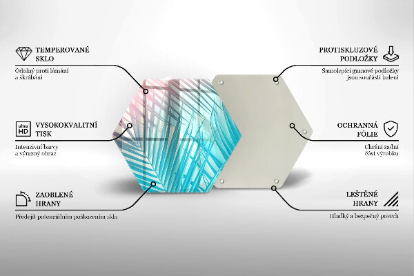 Tábua para cozinha Folhas pastéis