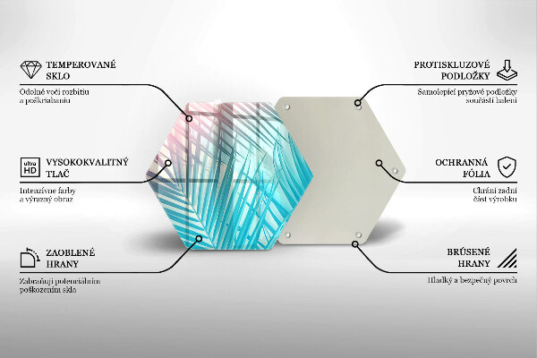 Tábua para cozinha Folhas pastéis