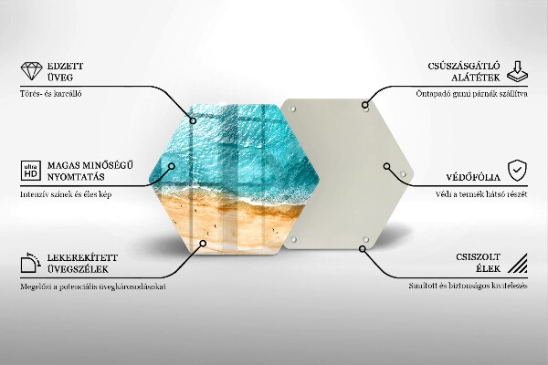 Tábua de cortar A praia e o mar