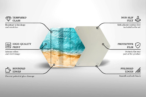 Tábua de cortar A praia e o mar
