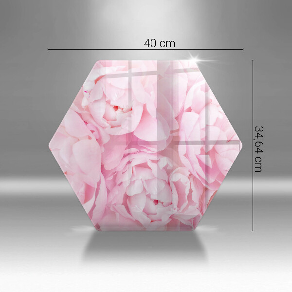 Tábua cozinha Peônias delicadas