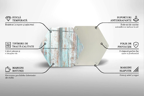 Tábua de vidro Tábuas antigas vintage