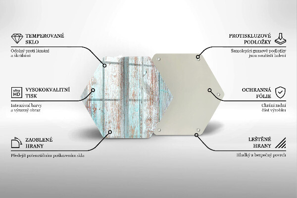 Tábua de vidro Tábuas antigas vintage