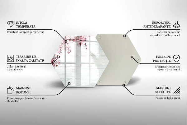 Tábua de cortar Flores nas tábuas