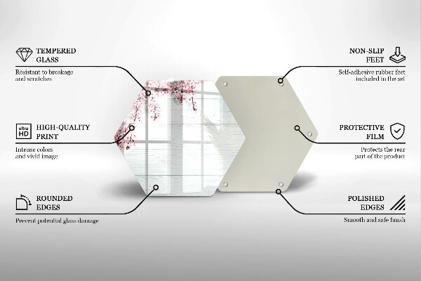 Tábua de cortar Flores nas tábuas