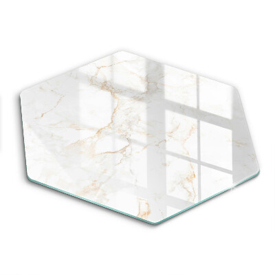 Tábua de cortar de vidro Pedra de mármore decorativa