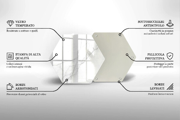 Tábua de corte Fundo de pedra de mármore