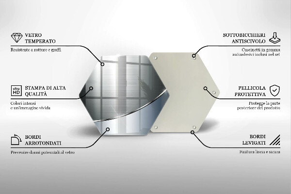 Tábua corte Padrão de abstração de metal