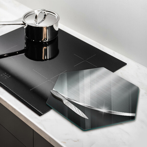 Tábua de cortar Abstração com metal