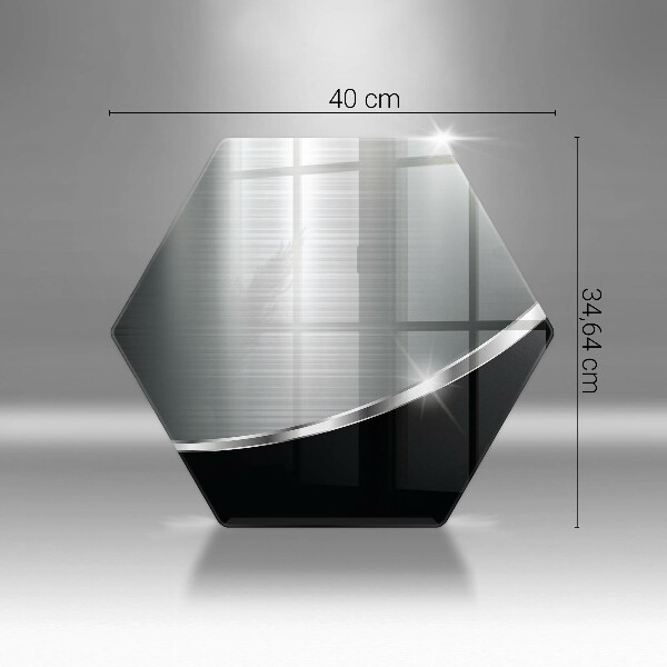 Tábua de cortar Abstração com metal