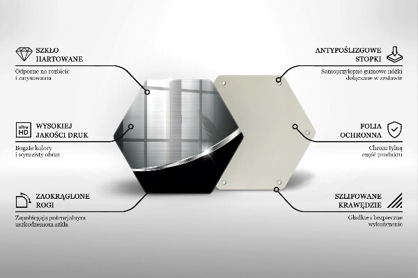 Tábua de cortar Abstração com metal