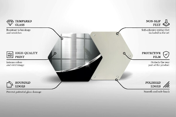 Tábua de cortar Abstração com metal