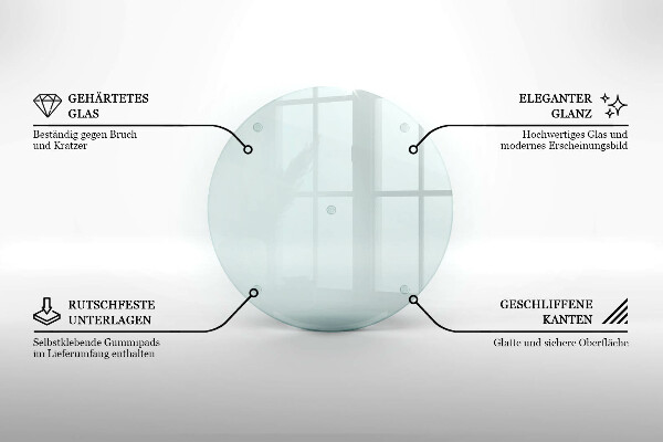 Tábua de cortar alimentos fi40 cm