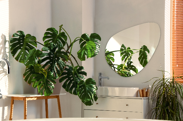 Espelho orgânico de forma moderna sem moldura 58x58 cm