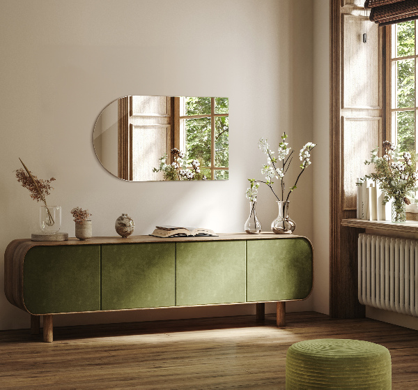 Espelho em arco 60x100 cm