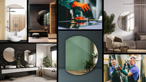 Espelho biselado sem moldura 74x90 cm