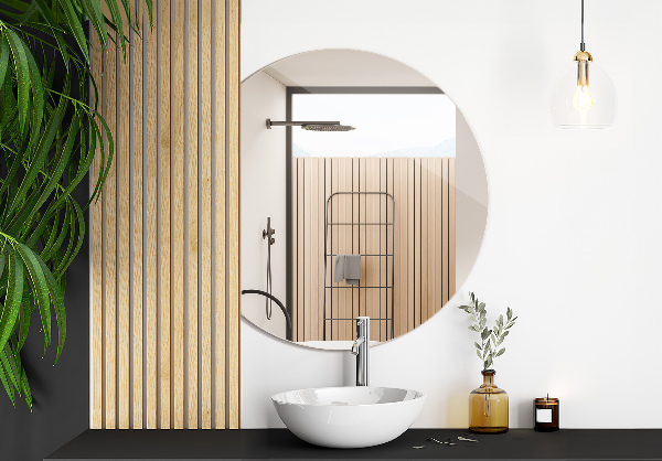 Espelho biselado sem moldura 84x100 cm