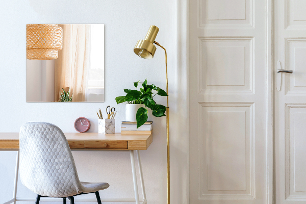 Espelho retangular decorativo sem moldura 100x70 cm