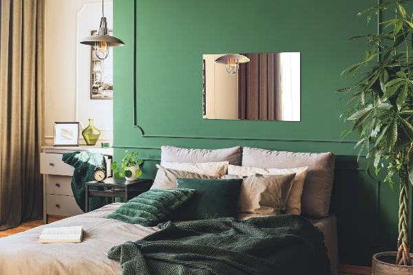 Espelho retangular decorativo sem moldura 70x50 cm