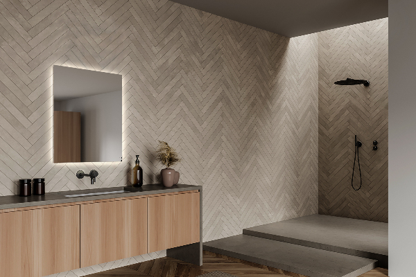 Espelho retangular LED 50x50 cm