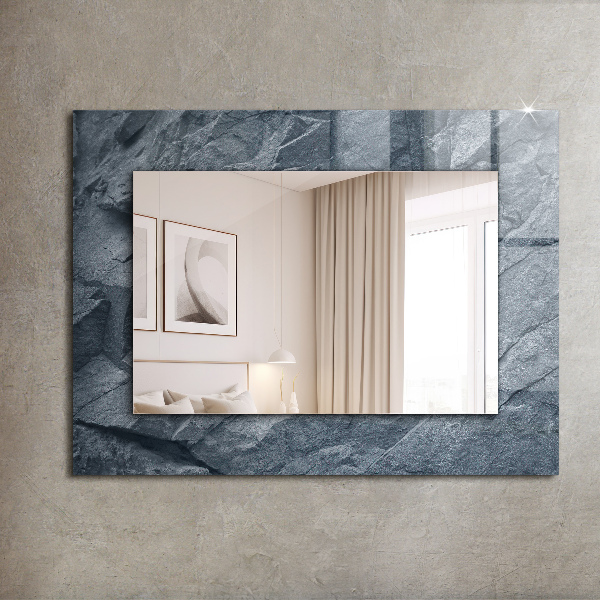 Espelho decorativo com motivo de árvore geométrica