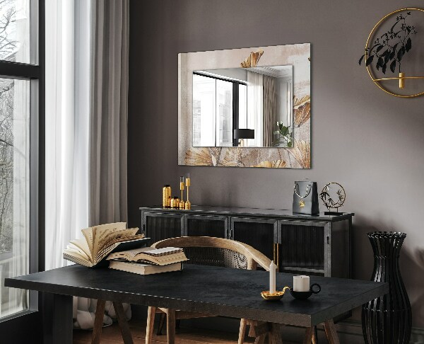 Espelho decorativo com flores vintage