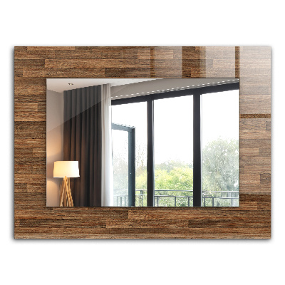 Espelho com moldura decorada em mármore preto