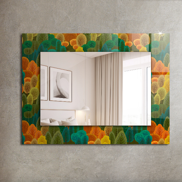 Espelho decorativo formato de caveira com rosas