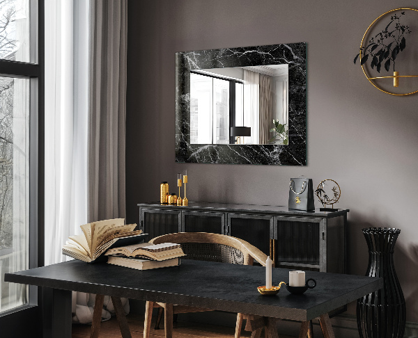 Espelho decorativo com motivos abstratos coloridos