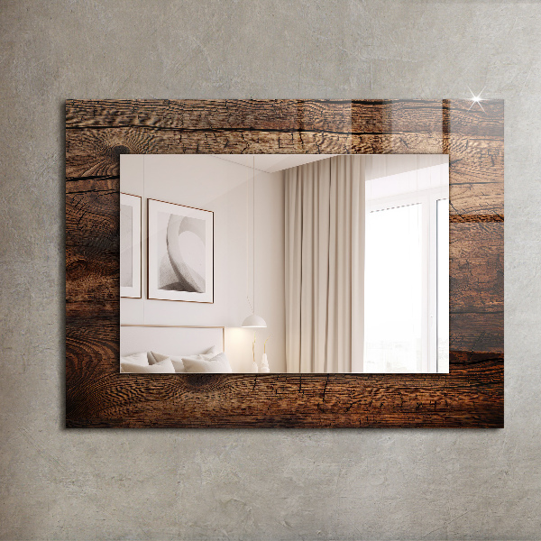 Espelho decorativo com estrutura de osso