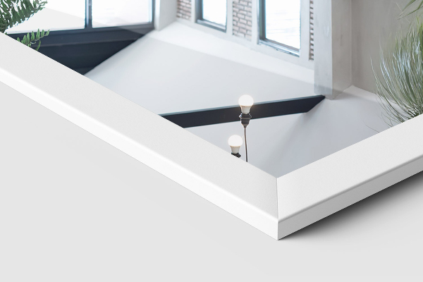 Espelho de chão branco 36x156 cm