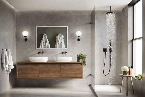 Espelho com moldura branco para corredor 60x40 cm