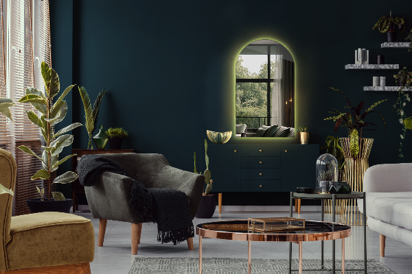 Espelho arco LED 40x70 cm