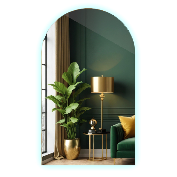 Espelho arco LED 60x100 cm
