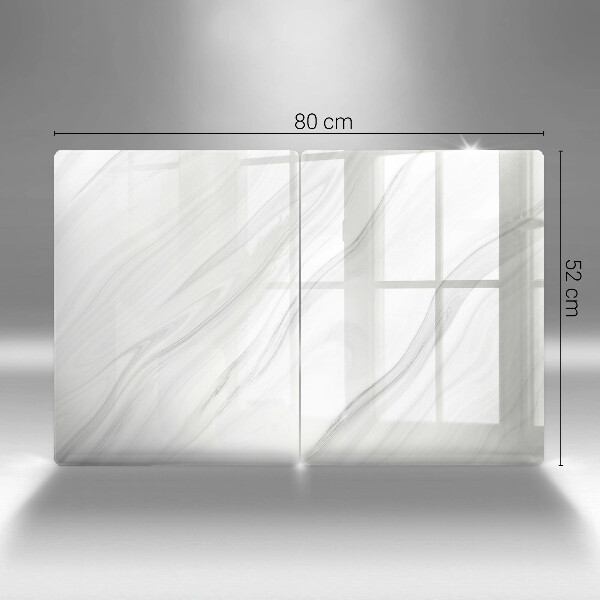 Tampa de parede do fogão a gás Mármore delicado